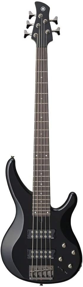 Yamaha 5-String Electric Bass Guitar TRBX305 with Mahogany Body, Black