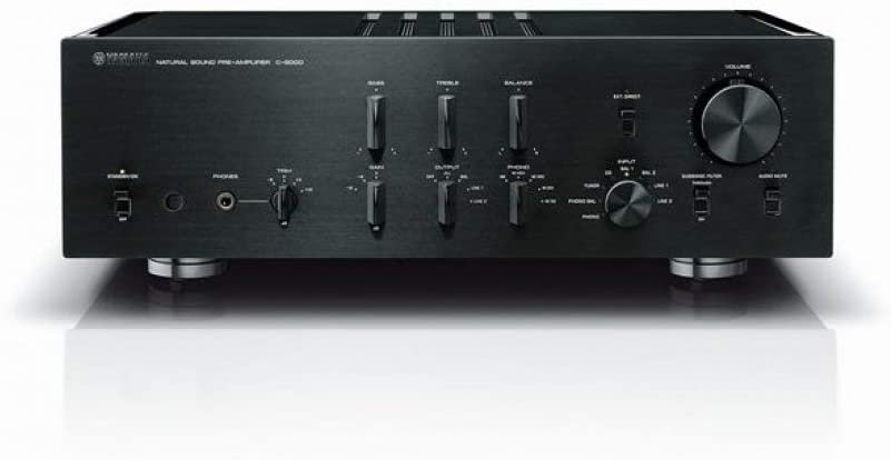 Yamaha C-5000 Pre-Amplifier with Balanced Signal - Black/Piano Finish