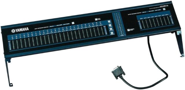 Yamaha Meter Bridge MB02R96 for O2R96 Console with 32-Segment Stereo Meters