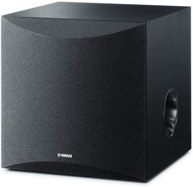 Yamaha Subwoofer NS-SW050 100W 8-Inch Woofer Black for Home Theater