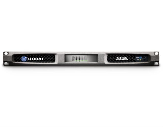 Crown CT 475A-U 4-Channel 75W Power Amplifier with DriveCore Tech