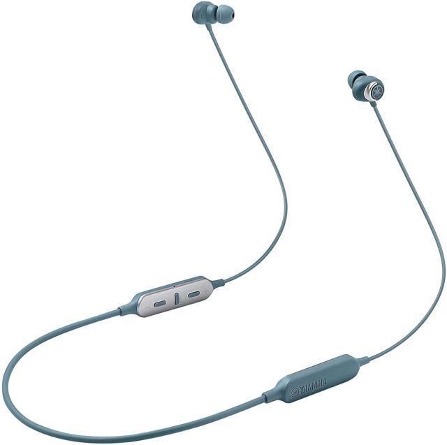 Yamaha In-Ear Bluetooth Headphones EP-E50A Blue with Active Noise-Cancelling