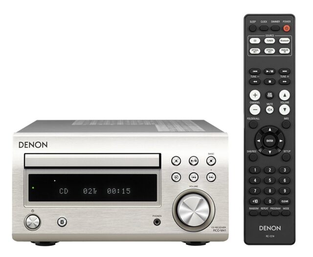Denon RCD-M41 Compact HiFi CD Receiver with Bluetooth and 2x30W Power