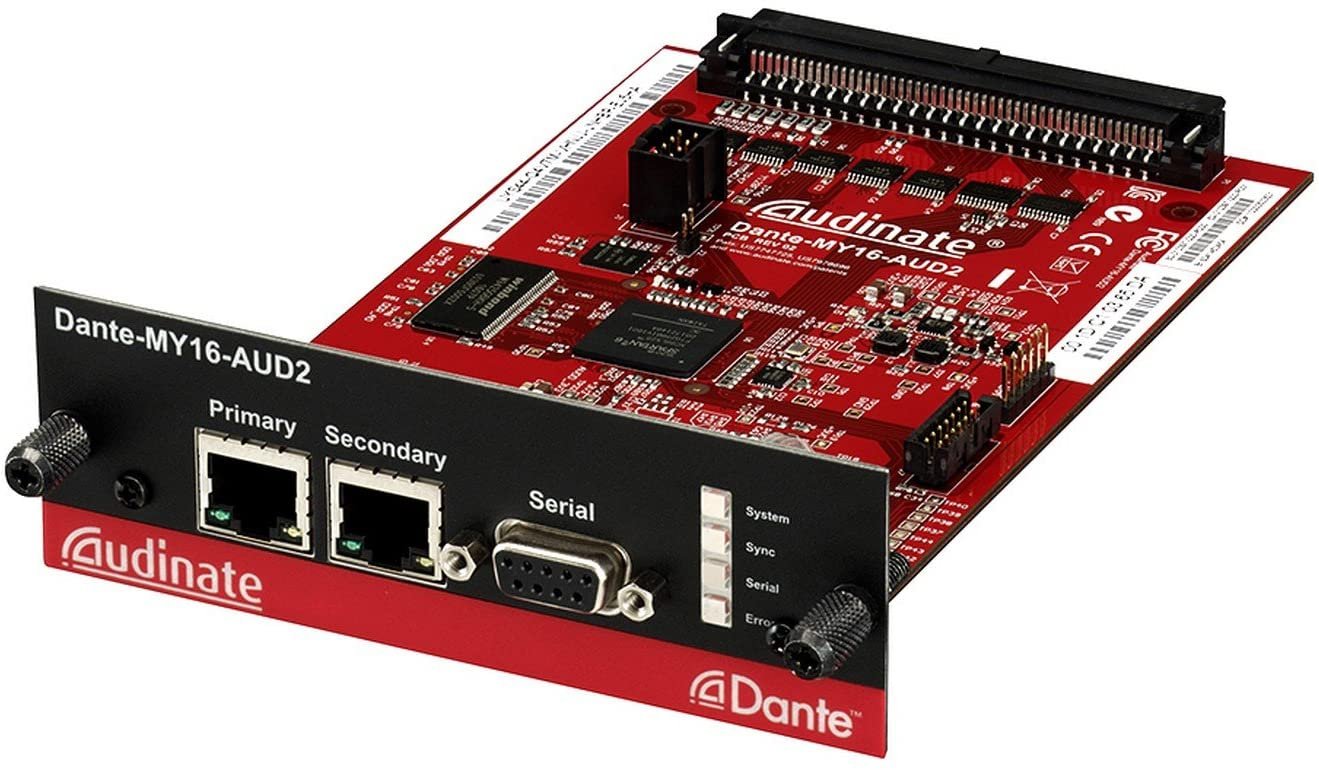 Yamaha Dante Audio Interface Card DANTEMY16AUD2 32-Channel 96kHz
