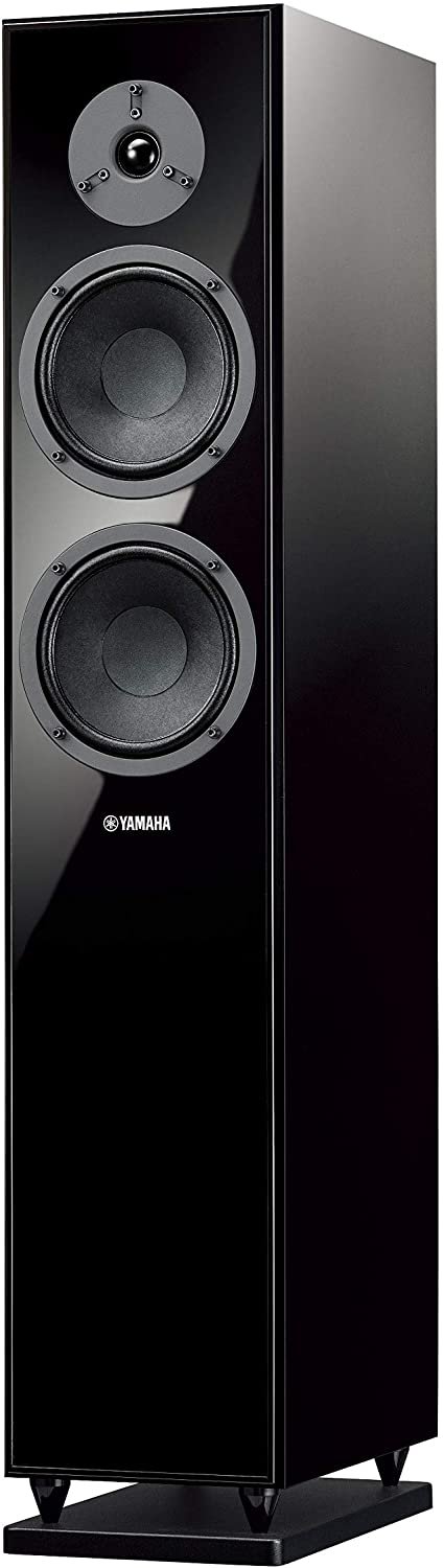 Yamaha NS-F150 Black 2-Way 3-Speaker Floorstanding Speaker with Powerful Bass