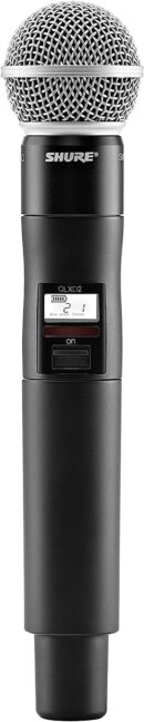 Shure QLXD2/SM58-K51 Digital Wireless Handheld Microphone 24-Bit 100m Range