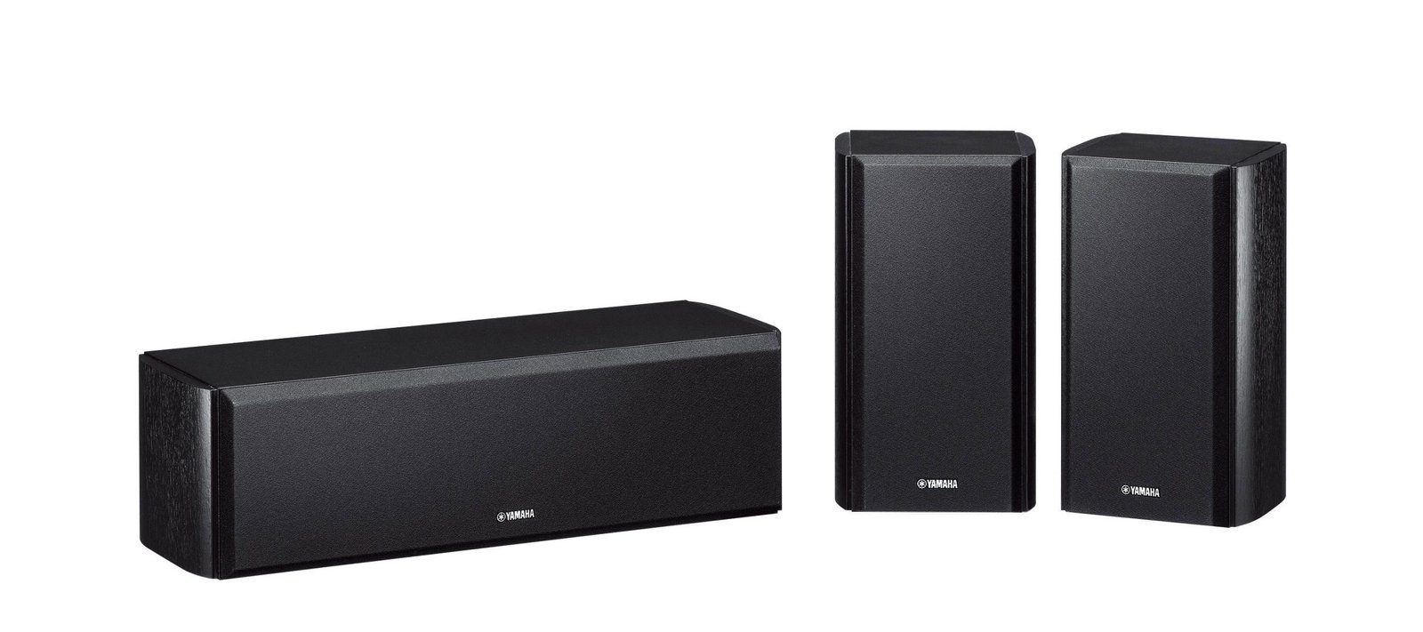 Yamaha NSP160 Black 2-Way Center and Surround Speakers Package with 8cm Cones
