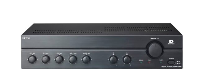 Toa Mixer Amplifier A-2060 CE-GB 60W with 3 Mic Inputs