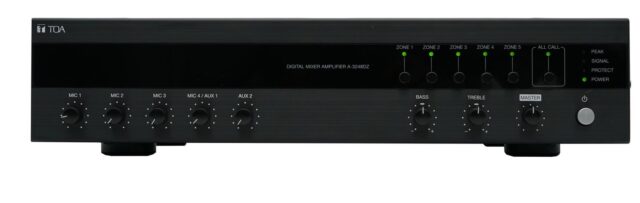 Toa Digital PA Amplifier A-3224DZ-EB 5-Zone 480W for Broadcasting