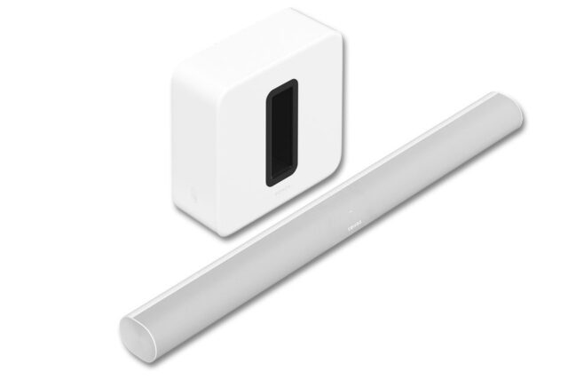 Sonos Arc and Sub Surround Set with Dolby Atmos - White