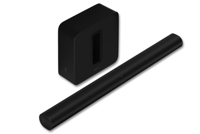 Sonos Arc and Sub Surround Set with Dolby Atmos 3D Sound - Black