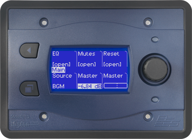 BSS Audio BLU-10 Programmable Zone Controller with Touchscreen Blue