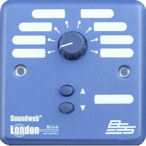 BSS Wall-Mount Audio Controller BLU-6 with 8-Way Switch for Professionals