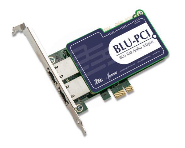 BSS Audio BLU-PCI PCI Express Sound Card 64 Channels for Network Audio