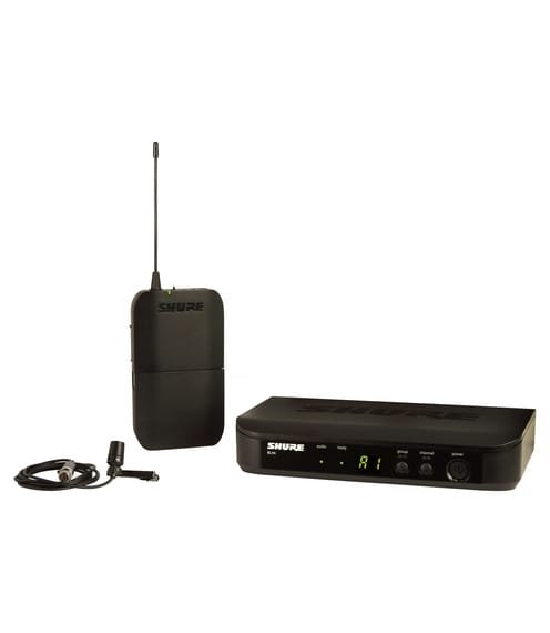 Shure Wireless Presenter System BLX14UK/W85X-K14 with WL185 Lavalier Mic
