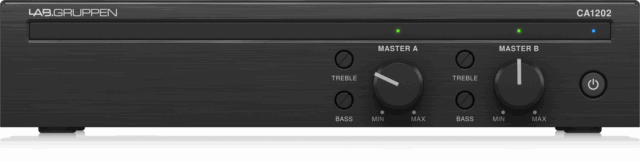 Lab Gruppen CA1202 2 x 120W Commercial Amplifier Energy Star Certified
