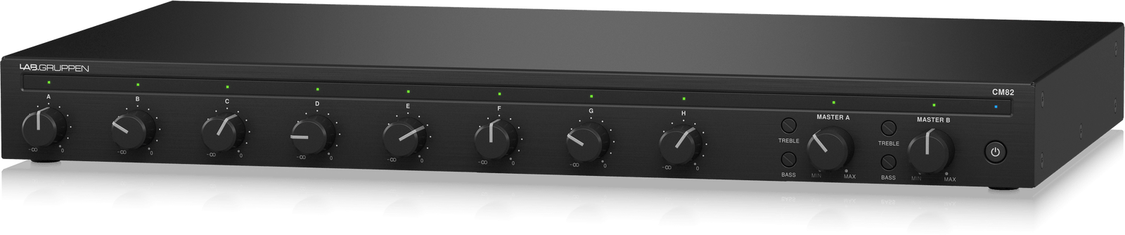 Lab Gruppen Commercial Mixer CM82 8-Input 2-Output for Venues - Image 3