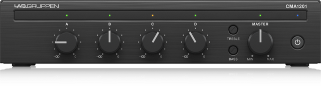 Lab Gruppen CMA1201 120W Commercial Mixer Amplifier 4 Inputs