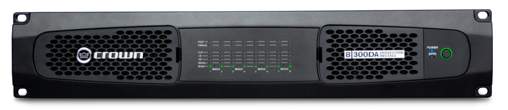 Crown DCI8X300DA 8-Channel 300W Power Amplifier with Dante AES67