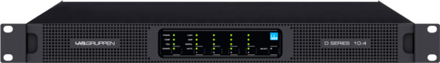 Lab Gruppen D 10:4L 1000W 4-Channel Amplifier with Lake DSP and Dante Networking