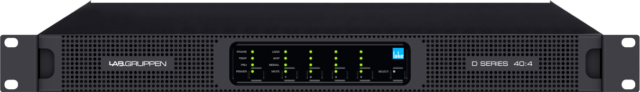 Lab Gruppen D 40:4L 4000W 4-Channel Amplifier with Lake DSP and Dante Networking