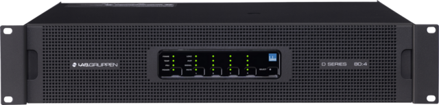 Lab Gruppen D 80:4L Amplifier - 8000W, 4 Channels, Lake DSP, Dante Networking