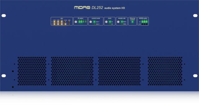 Midas DL252 Stage Box with 16 Mic Preamps and 48 Outputs for Live Sound
