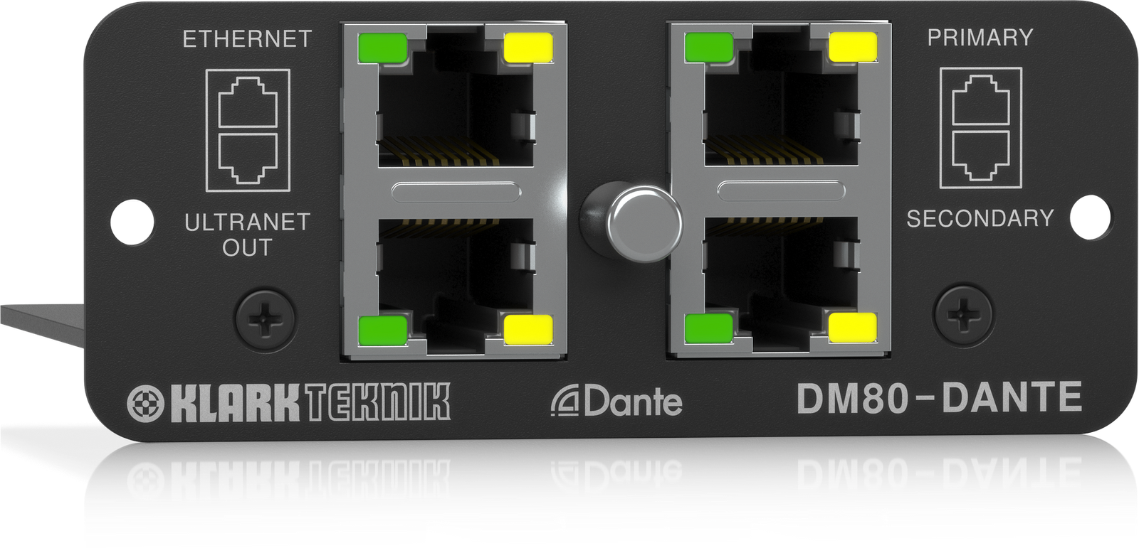 Klark Teknik Dante Expansion Module DM80-DANTE 16x16 Channels with ULTRANET and Ethernet - Image 2
