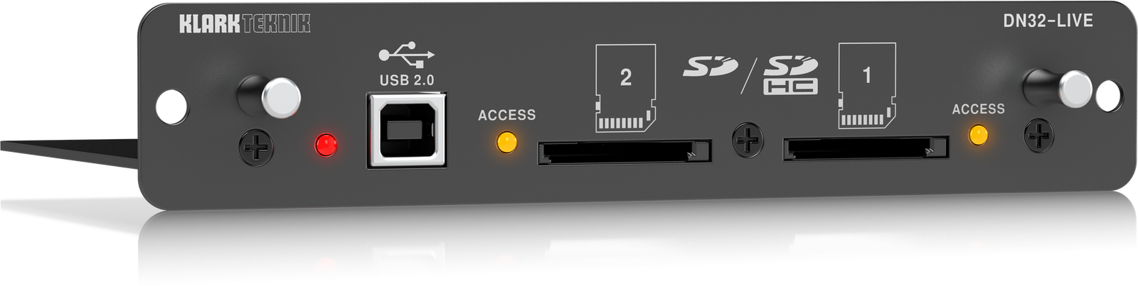 Klark Teknik DN32-LIVE USB 2.0 Expansion Module for 32-Channel Live Recording - Image 2