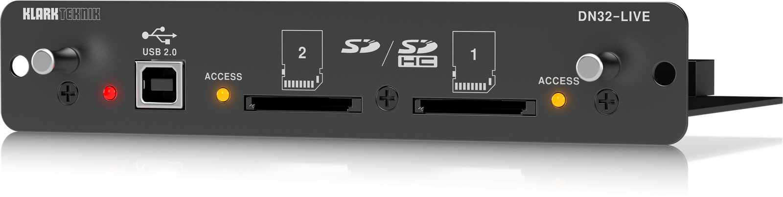 Klark Teknik DN32-LIVE USB 2.0 Expansion Module for 32-Channel Live Recording - Image 3