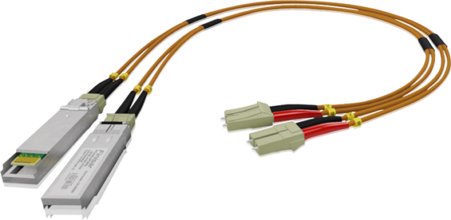 Klark Teknik DN9680-MM Multi-Mode Optical Fibre Module, 500m Range, 192 Channels