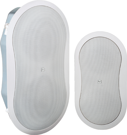 Electro-Voice EVID FM4.2 4" 2-Way Flush-Mount Speaker Pair with Passive Radiator (White)