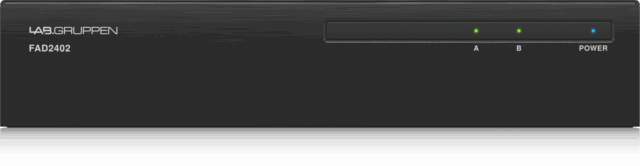 Lab Gruppen FAD2402 2x240W Commercial Amplifier with Dante and Energy Star