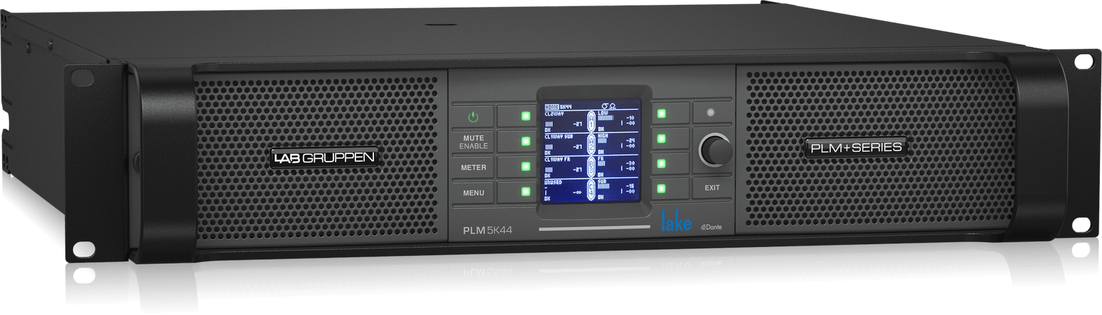 Lab Gruppen PLM 5K44 5000W 4-Channel Amplifier with Lake DSP and Dante Networking - Image 3