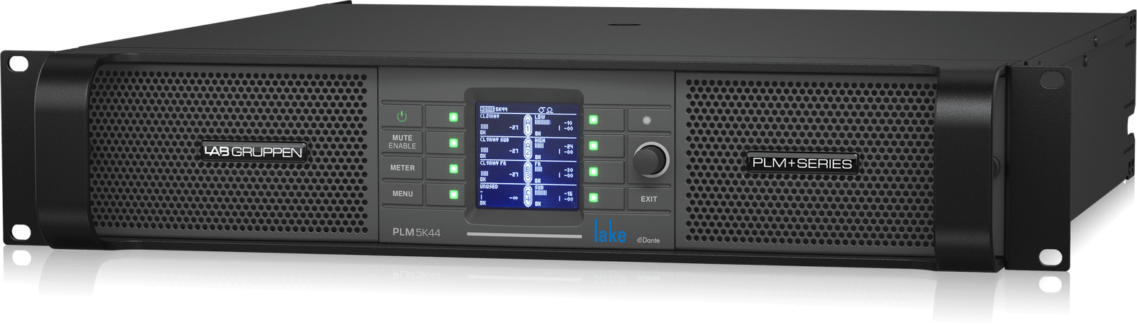 Lab Gruppen PLM 5K44 5000W 4-Channel Amplifier with Lake DSP and Dante Networking - Image 4