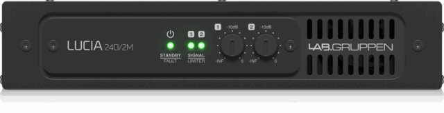 Lab Gruppen Matrix Amplifier LUCIA 240/2M 2x120W Compact for Installations