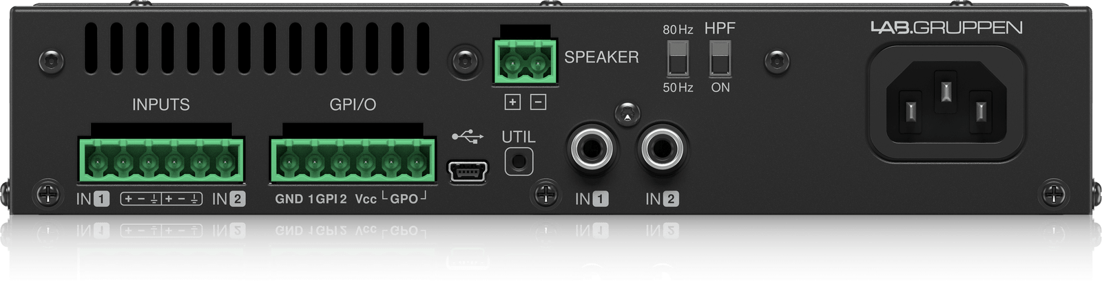 Lab Gruppen LUCIA 120/1-70 Compact 120W Mono 70V Amplifier - Image 5