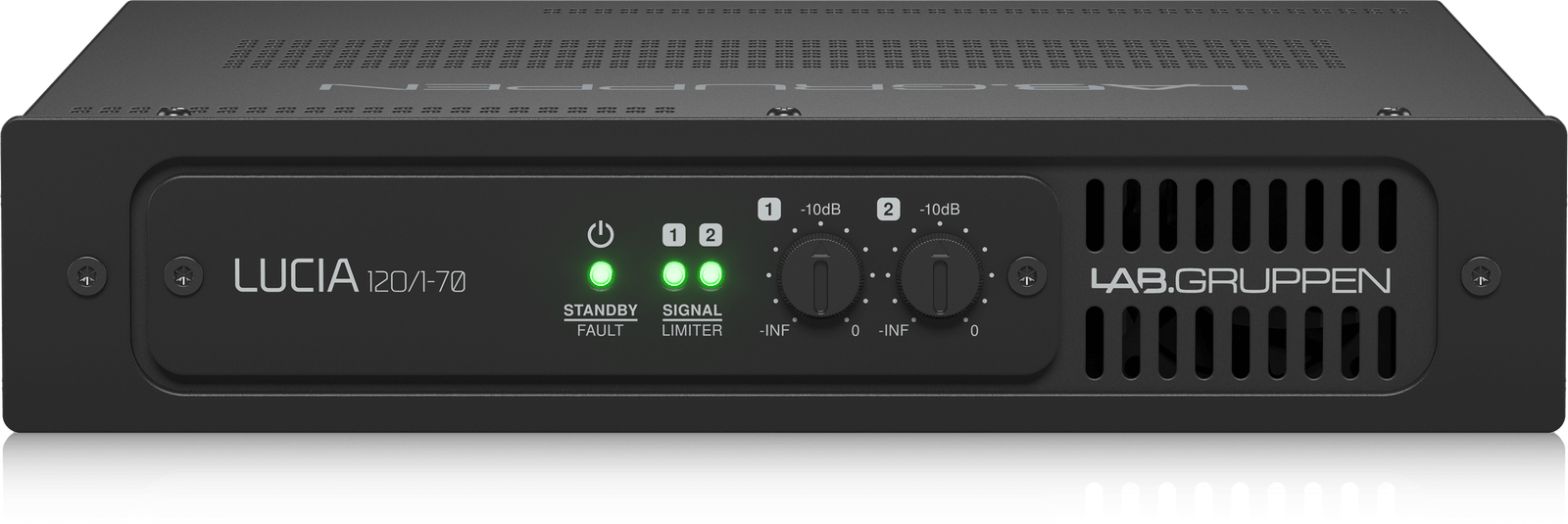 Lab Gruppen LUCIA 120/1-70 Compact 120W Mono 70V Amplifier - Image 2
