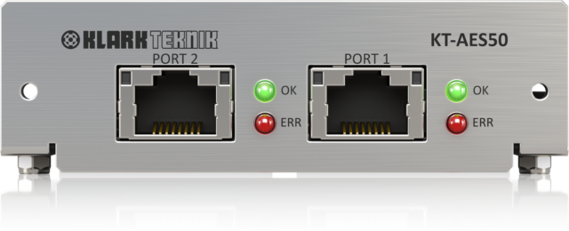 Klark Teknik KT-AES50 48-Channel AES50 Network Module Dual Port