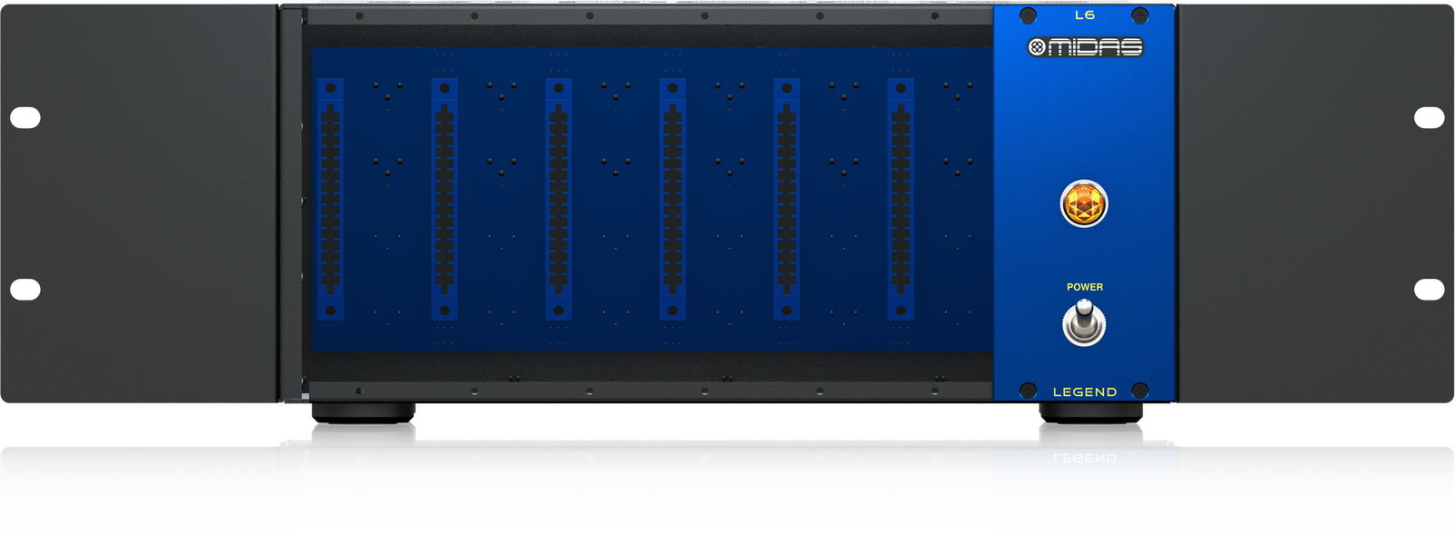 Midas L6 500 Series Portable Chassis for 6 Modules with Rackmount Kit