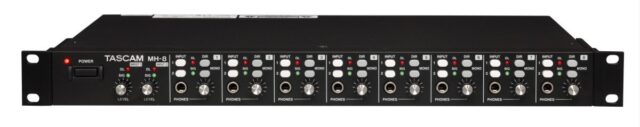 Tascam MH-8 Headphone Amplifier 8-Channel 250mW Rackmount