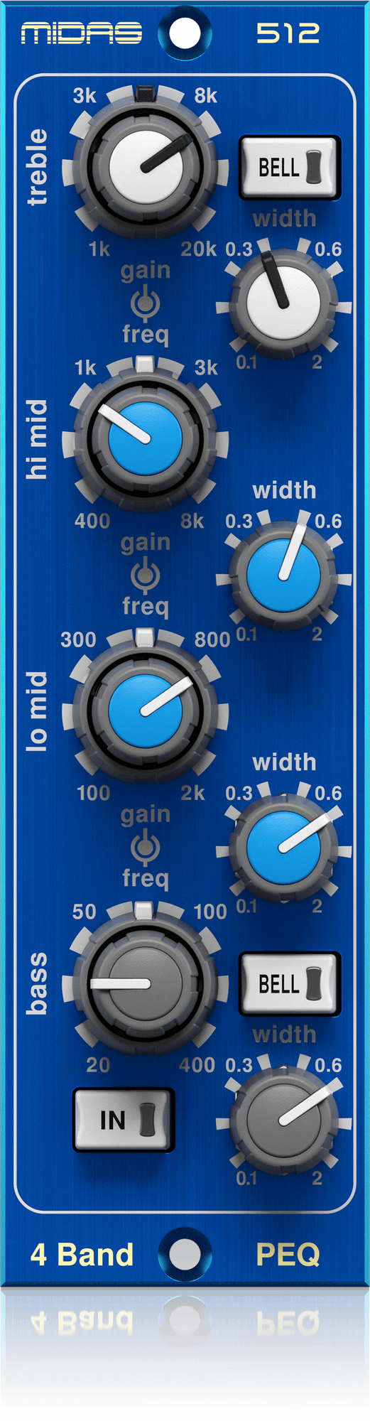 Midas Parametric Equaliser 512 V2 500 Series 4-Band EQ