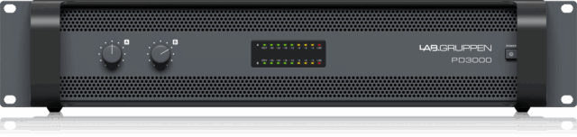 Lab Gruppen PD3000 3000W 2-Channel Class-D Amplifier for Live Sound