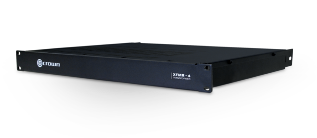 Crown 4-Channel Impedance Matching Transformer XFMR4CH for 70V/100V Systems