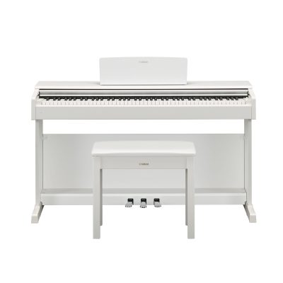 Yamaha Digital Piano YDP-144 with 88-Key GHS Keyboard - White