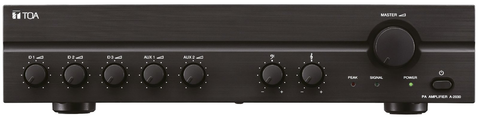 Toa Mixer Amplifier A-2030 CE 30W with 3 MIC 2 AUX Inputs