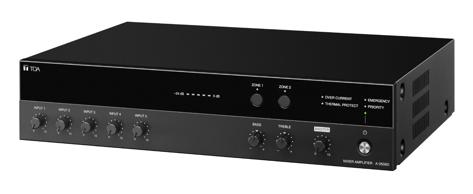 Toa Mixer Amplifier A-3548D 480W Class D for Announcements - Image 2