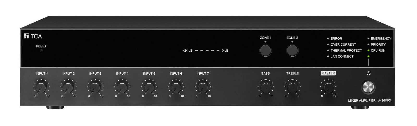 Toa Digital Mixer Amplifier A-3606D 60W Class D Euro AC Plug