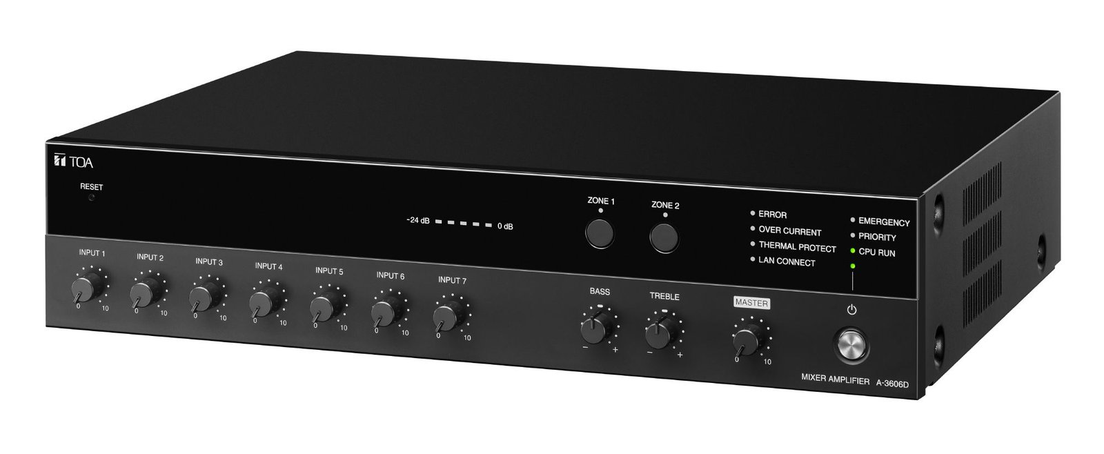 Toa Digital Mixer Amplifier A-3606D 60W Class D Euro AC Plug - Image 2