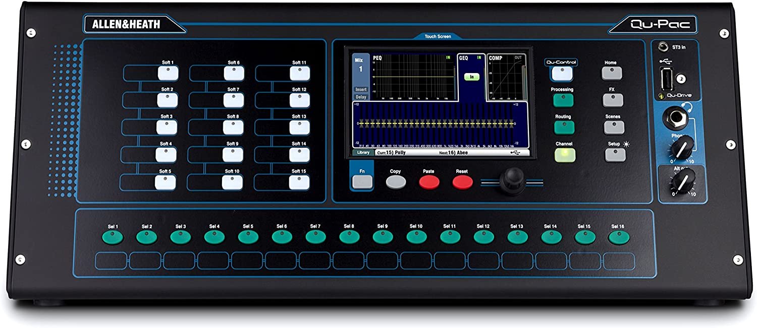 Allen & Heath Digital Mixer Qu-PAC 16-Input with Touchscreen